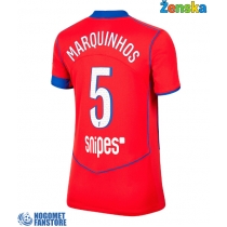 Paris Saint-Germain Marquinhos #5 Rezervni Dres za Ženska 2025-26 Kratak Rukav